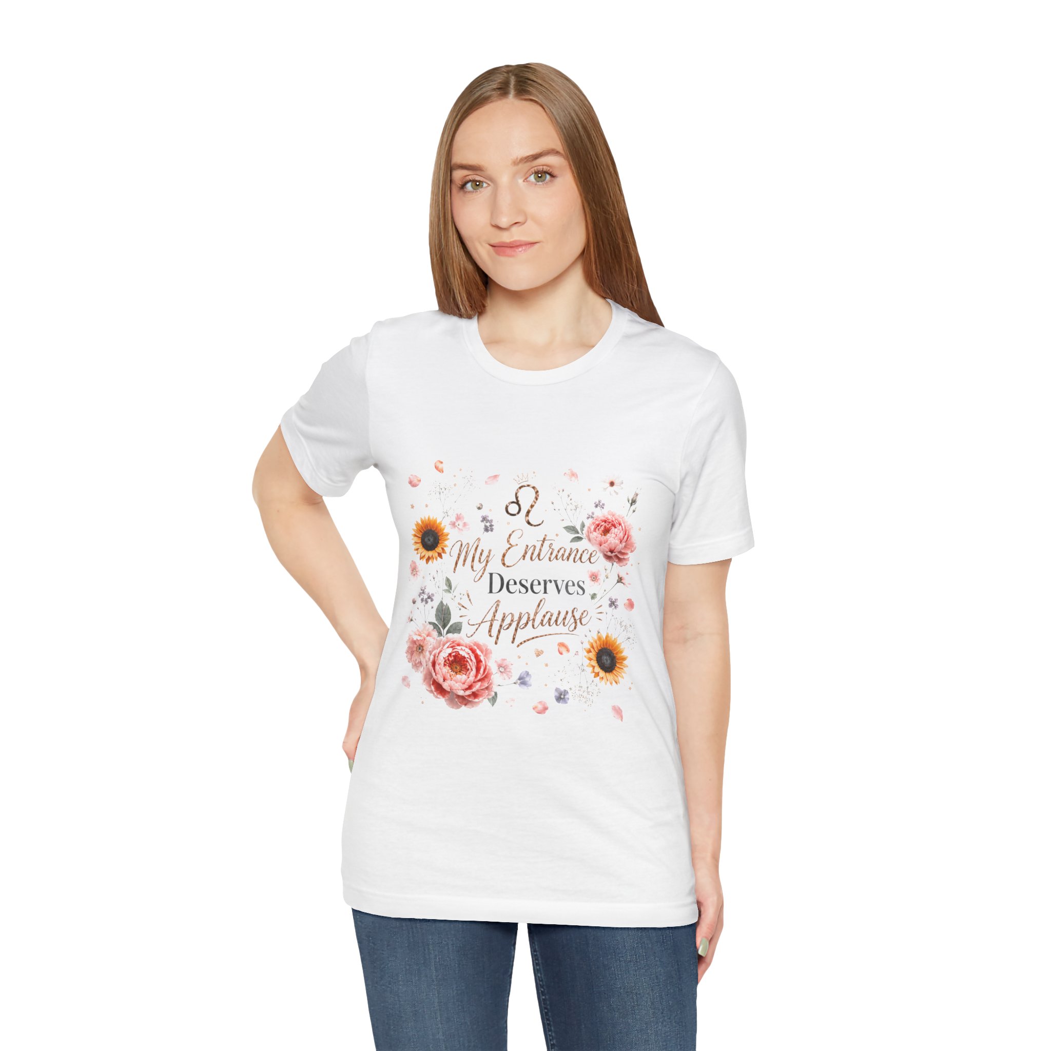 leo zodiac shirt – my entrance deserves applause leo zodiac shirt – my entrance deserves applause