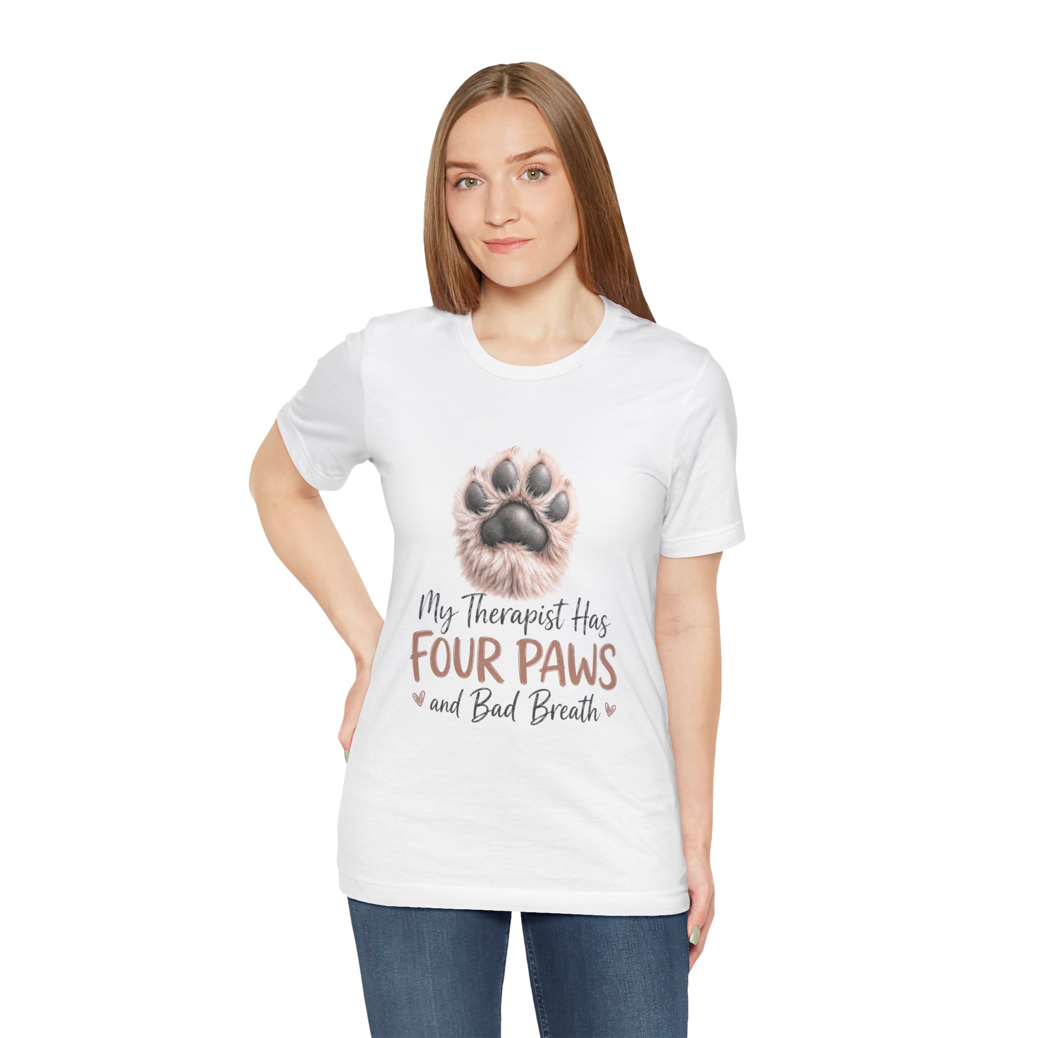my therapist has four paws and bad breath dog lover t shirt my therapist has four paws and bad breath dog lover t shirt