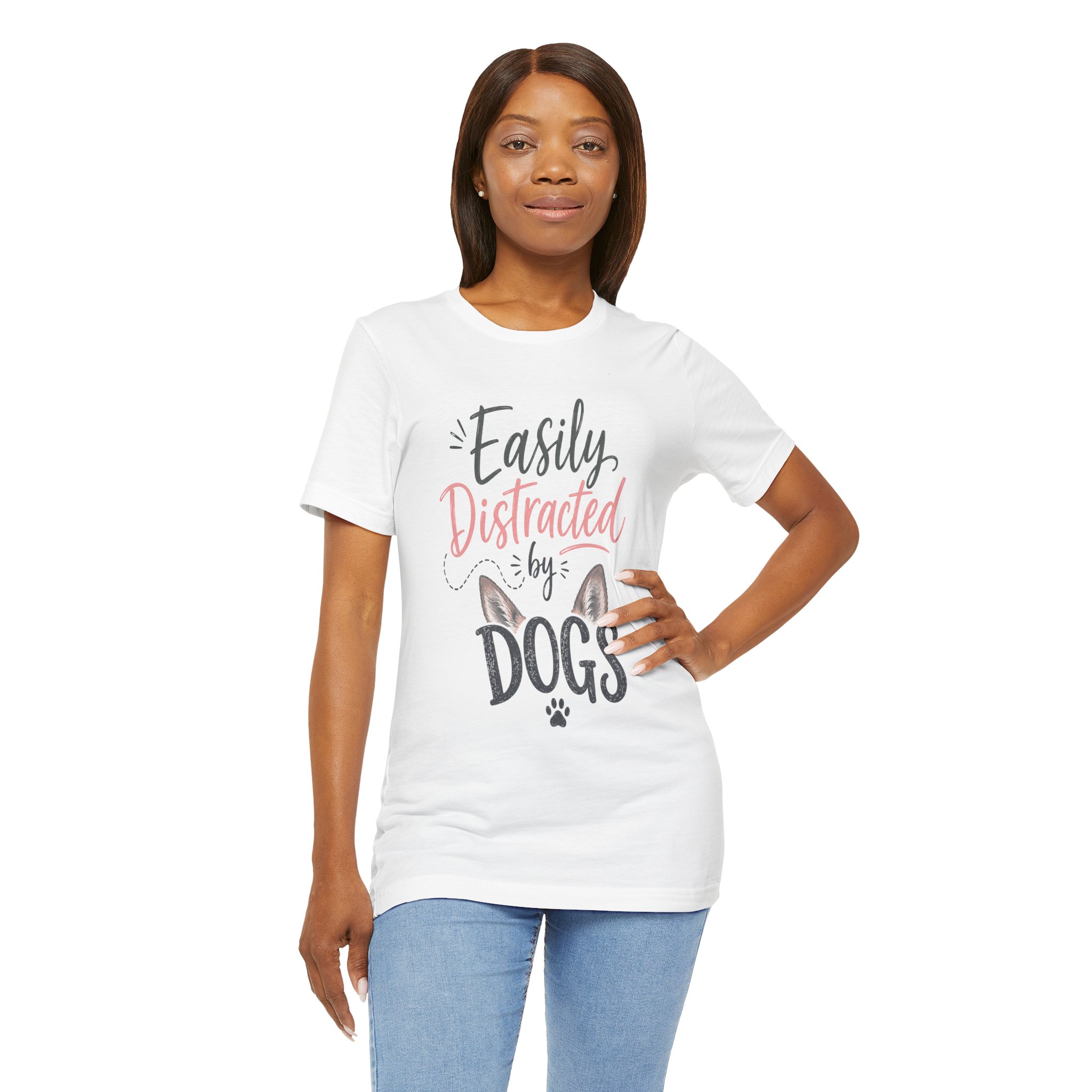 easily distracted by dogs funny dog lover t shirt easily distracted by dogs funny dog lover t shirt