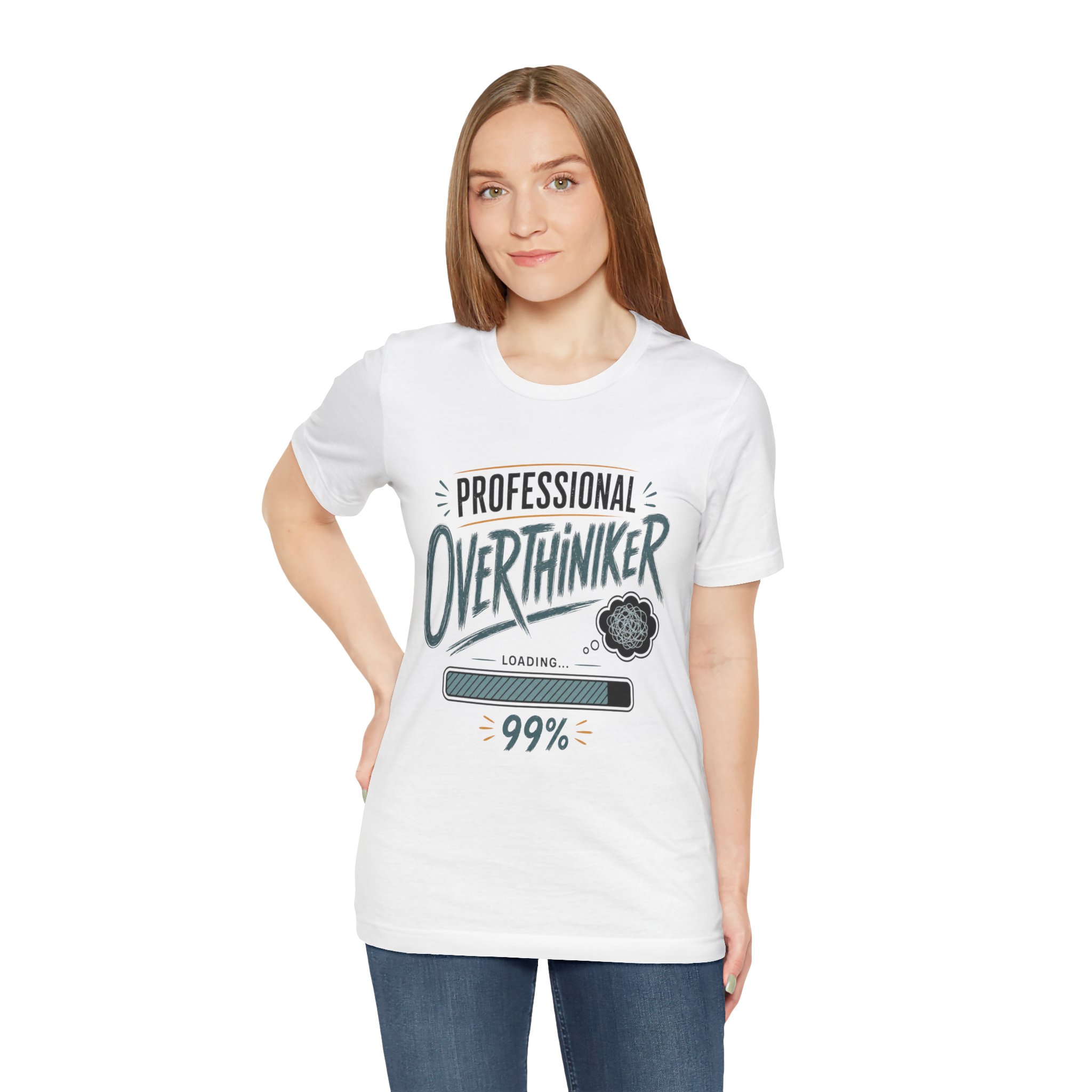 professional overthinker loading 99% funny anxiety shirt professional overthinker loading 99% funny anxiety shirt
