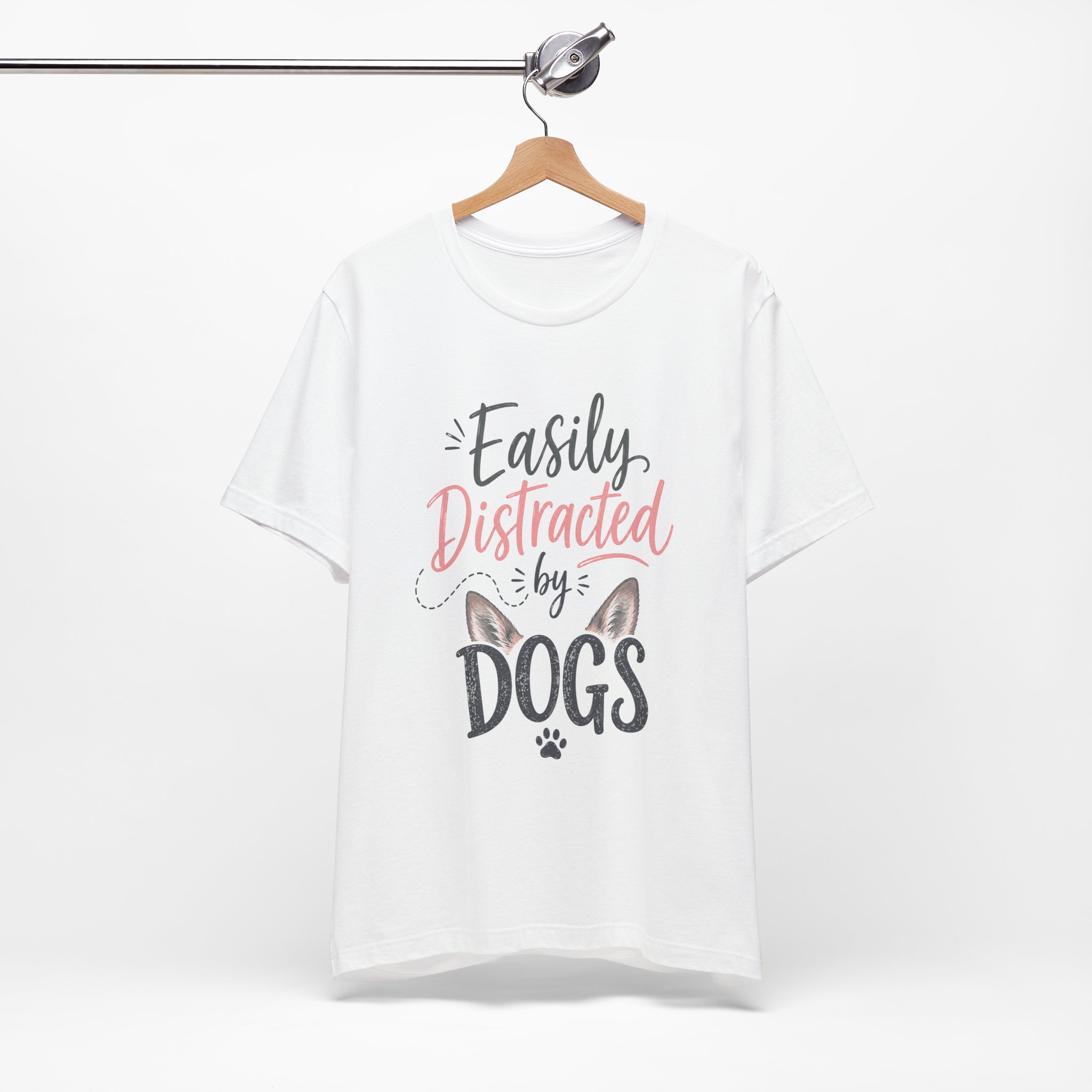 easily distracted by dogs funny dog lover t shirt easily distracted by dogs funny dog lover t shirt