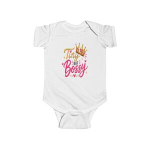 tiny but bossy baby bodysuit