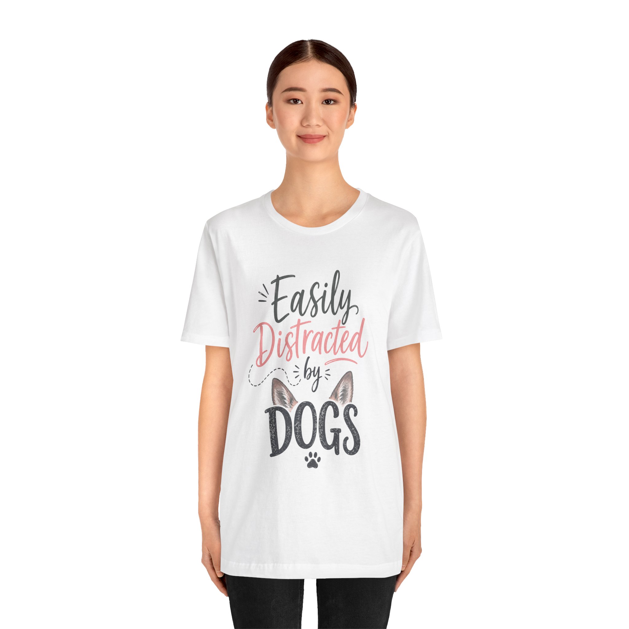 easily distracted by dogs funny dog lover t shirt easily distracted by dogs funny dog lover t shirt