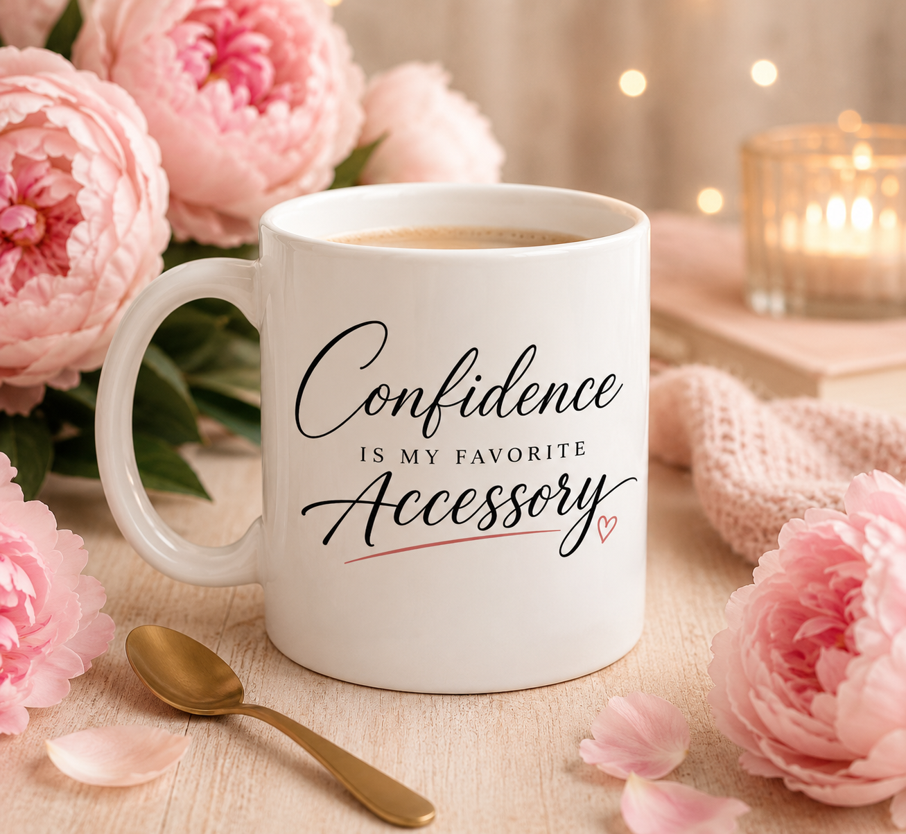 confidence is my favorite accessory elegant fashion mug confidence is my favorite accessory elegant fashion mug