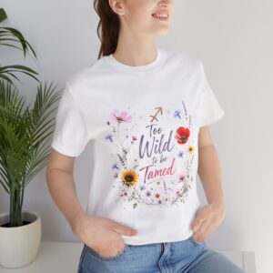 sagittarius zodiac shirt – too wild to be tamed
