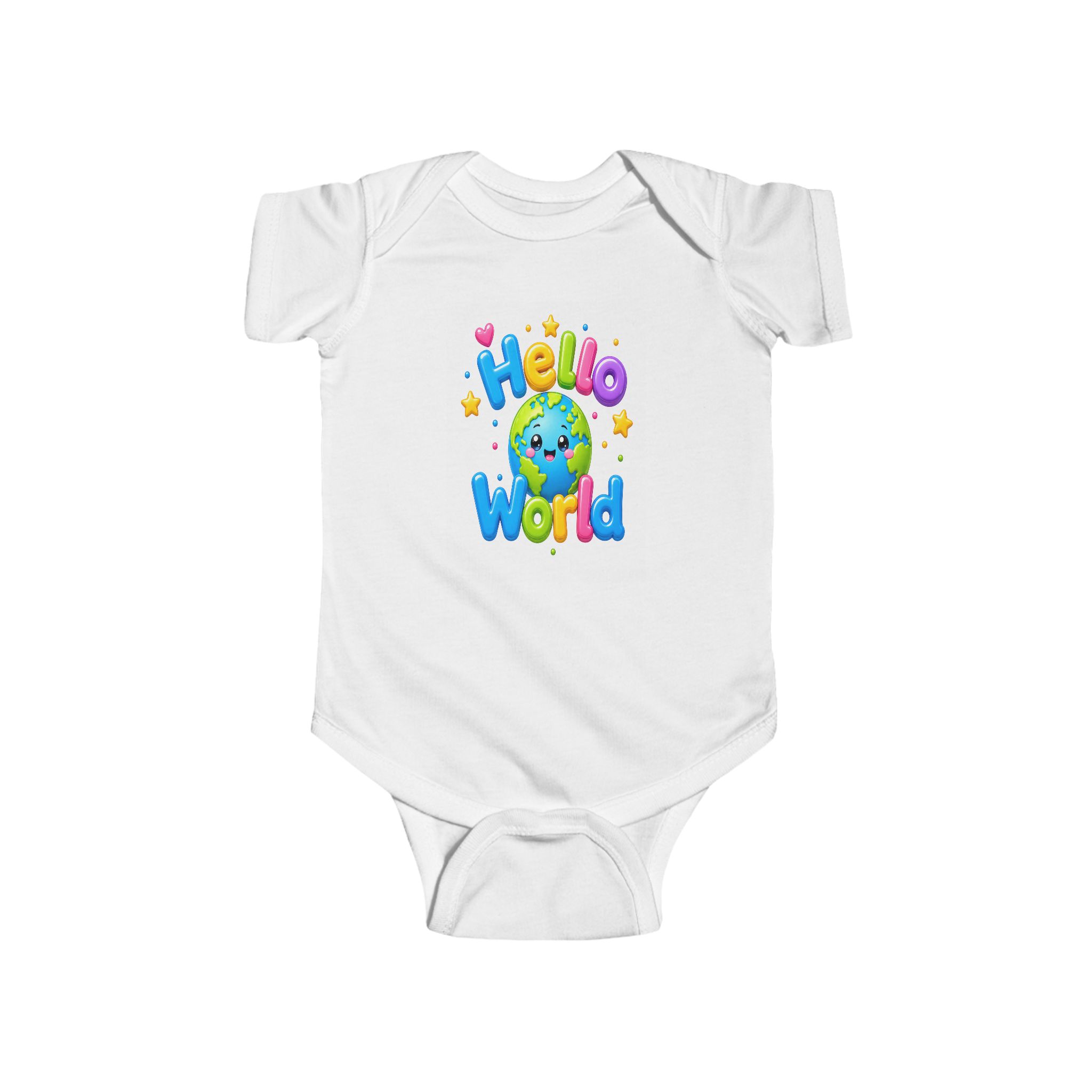 hello world baby bodysuit – colorful newborn outfit hello world baby bodysuit – colorful newborn outfit
