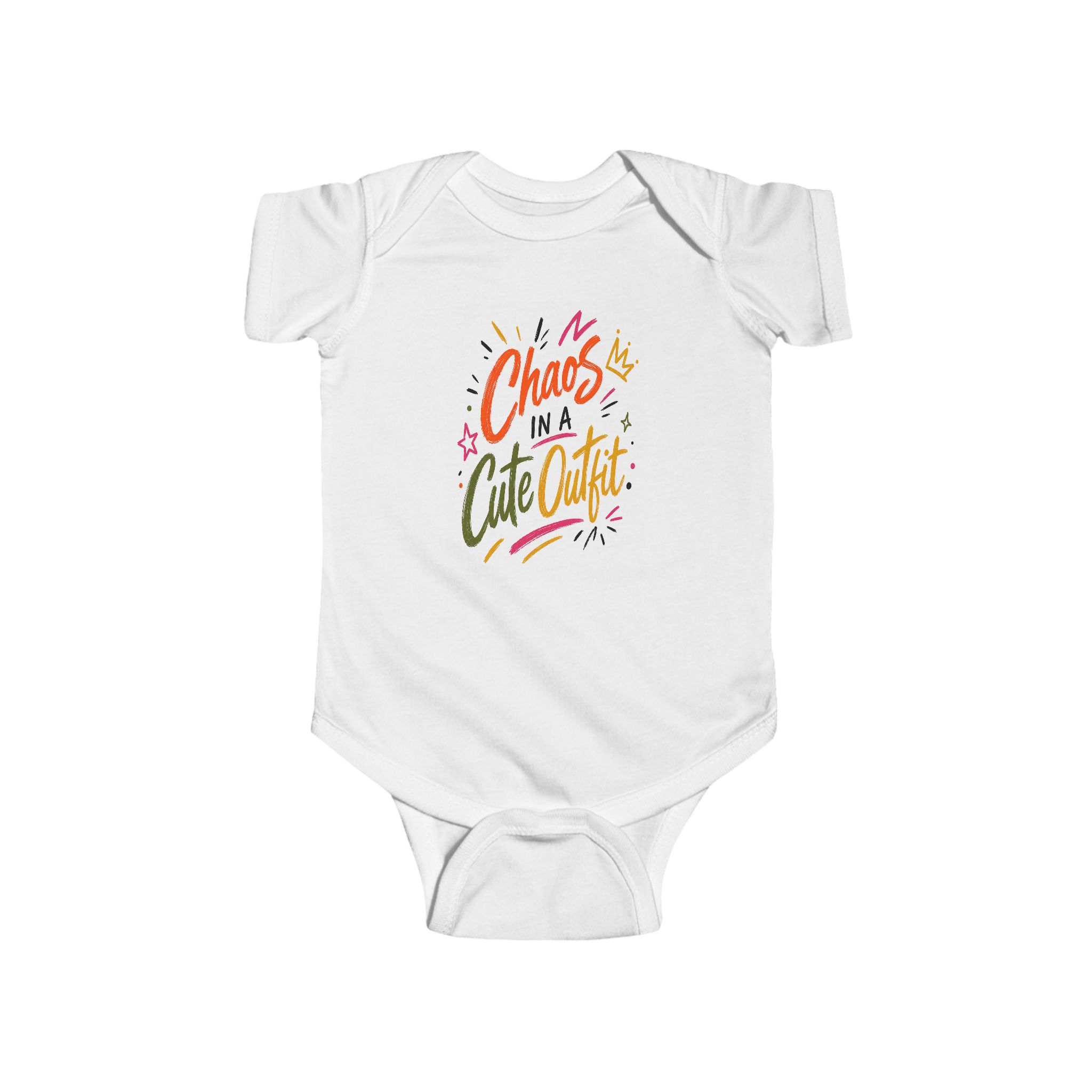 chaos in a cute outfit baby bodysuit chaos in a cute outfit baby bodysuit