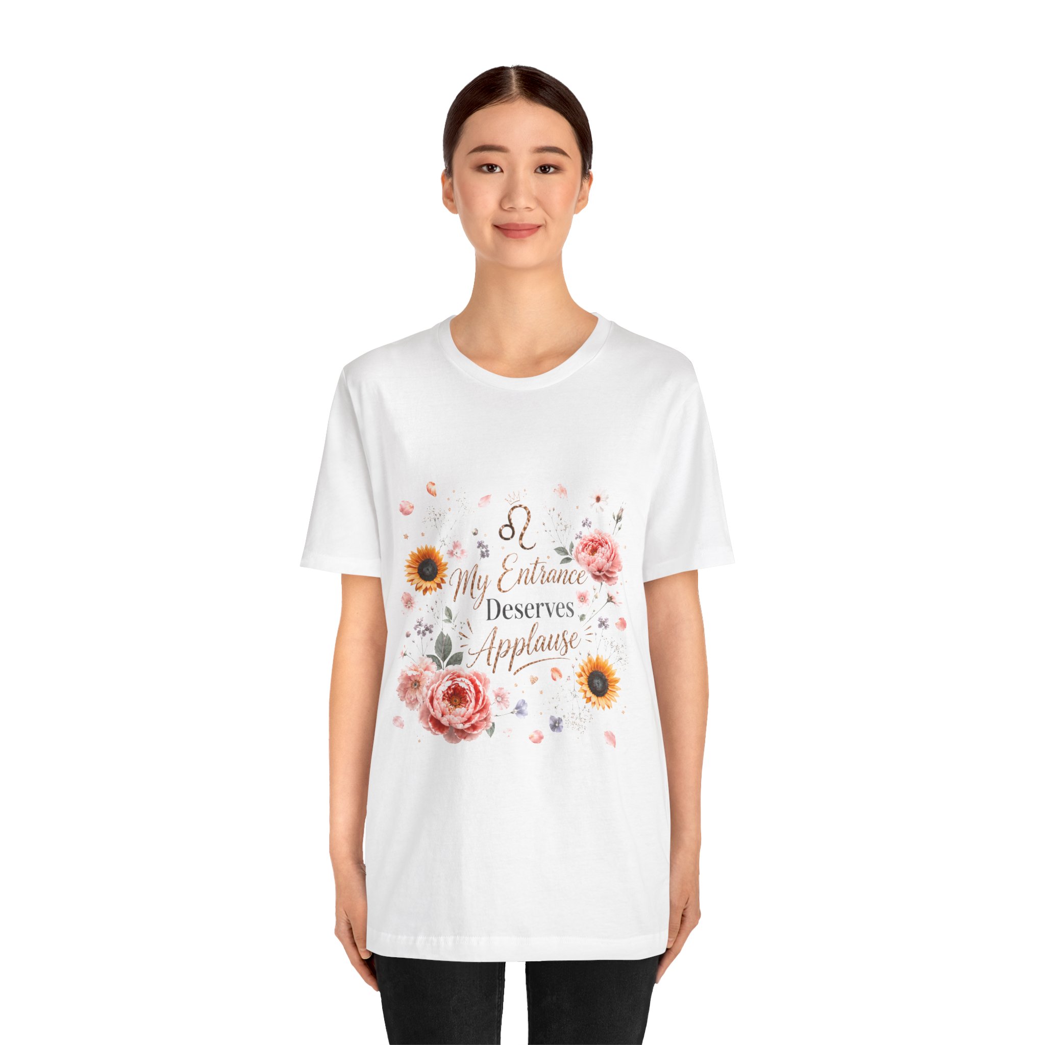 leo zodiac shirt – my entrance deserves applause leo zodiac shirt – my entrance deserves applause