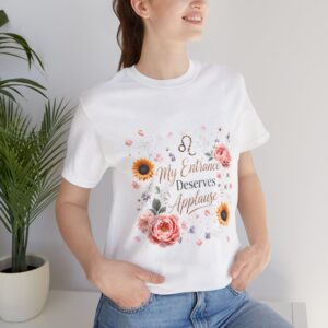 leo zodiac shirt – my entrance deserves applause